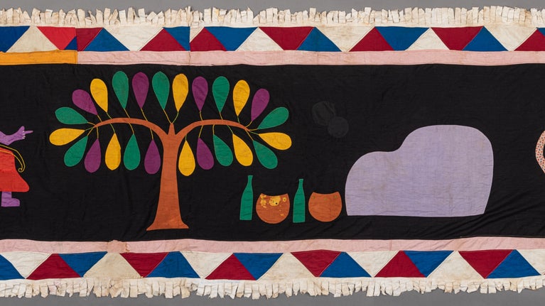 Asafo flag from Ghana